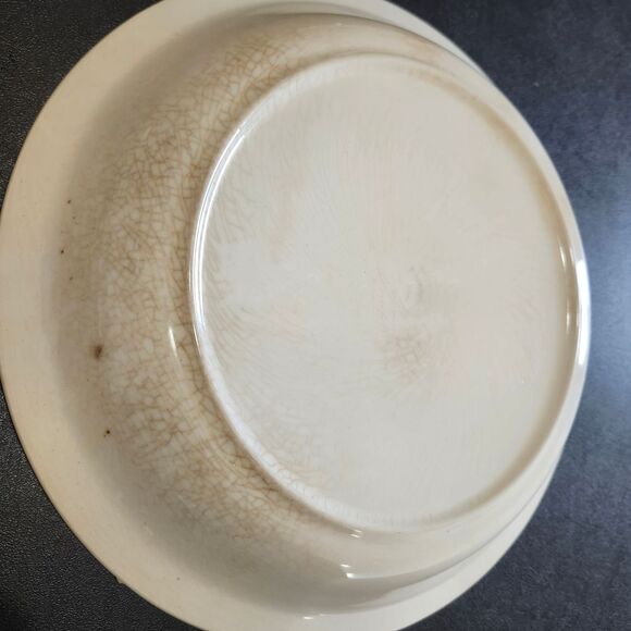 Vintage Strawberry Pie Recipe Ceramic Pie Plate 10in Farmcore Farmhouse Déc - Picture 4 of 8